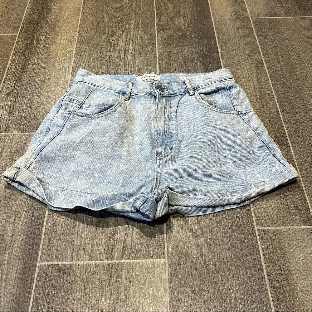 Pacsun Denim Cuffed Shorts